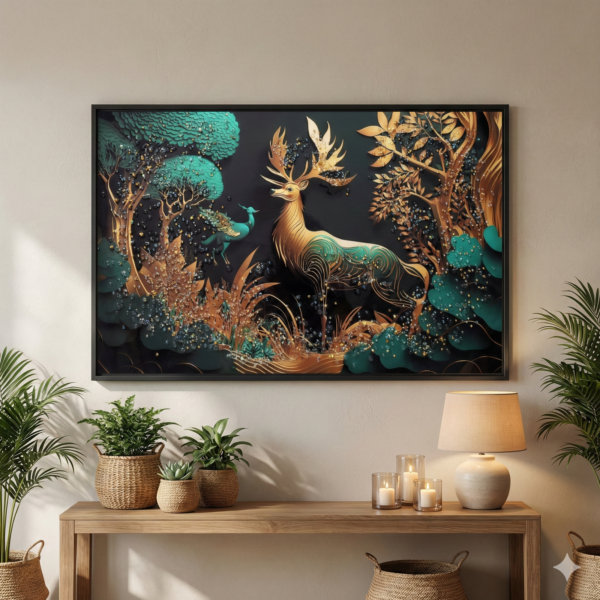 Jungle Barasinga Crystal Painting